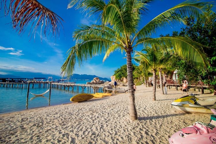 Strand von Nha Trang Vietnam