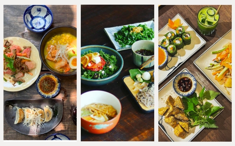 Les plats du Here & Now Vegetarian sont très appréciés