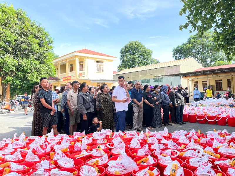 Horizon Vietnam an der Seite der Einwohner von Nghệ An nach dem Taifun Wipha (02.–03.08.2025)