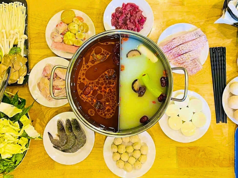 Lâu xuyên tiêu (Fondue épicée au poivre sauvage)