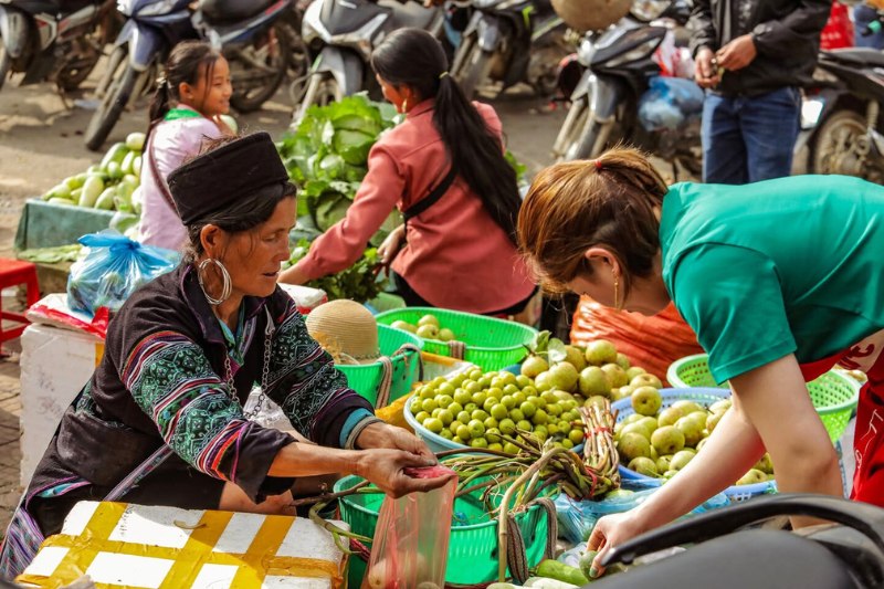 À la découverte des marchés ethniques à Sapa