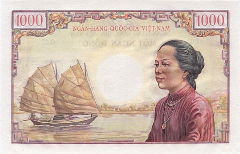 Billet de la République du Vietnam (1954–1975), époque où le Nord et le Sud avaient chacun leur propre “đồng”