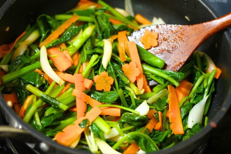 nouilles sautées au bœuf (My xao bo) (6)