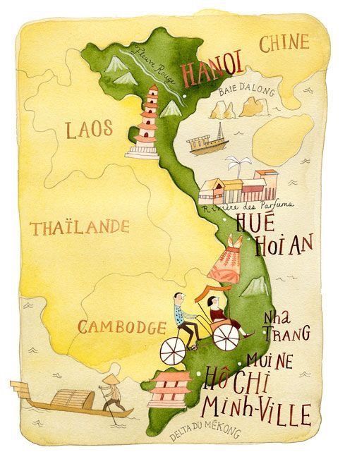 Carte du Nord Vietnam : à la découverte des trésors du Nord
