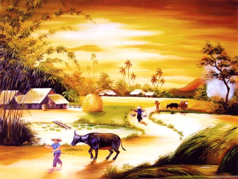 Die vietnamesische Stickerei