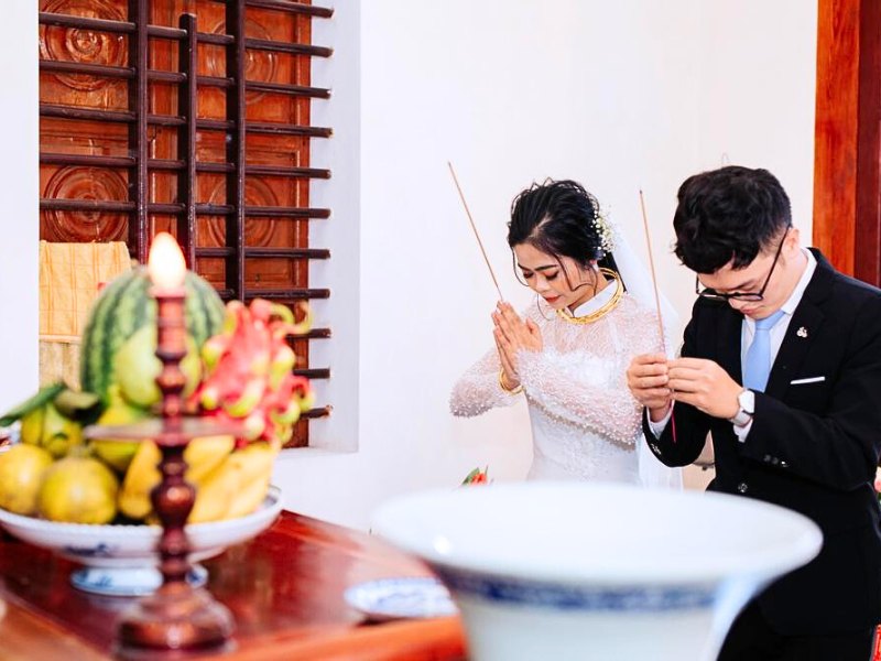 Die traditionelle vietnamesische Hochzeit